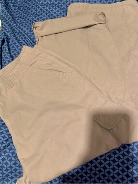 Women's Khaki Casual Pants - Classic Cotton Blend